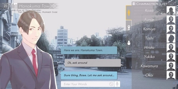 Square Enix AI Tech Preview: The Portopia Serial Murder Case annunciato per PC