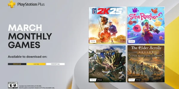 PlayStation Plus, annunciati i giochi mensili di Marzo 2026